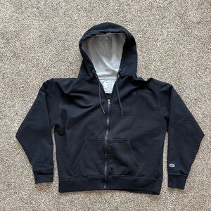 Champion Black Zip up Hoodie